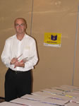 Michael Donovan looking worried