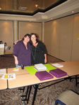Jenny White and Sue Jago - very proud !