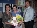 Coffs Harbour Hospital : Kate Connell â€“ Acting Nurse Unit Manager, Erin Johnson â€“ Registered Nurse and Carl Mower â€“ CEO, Club Coffs